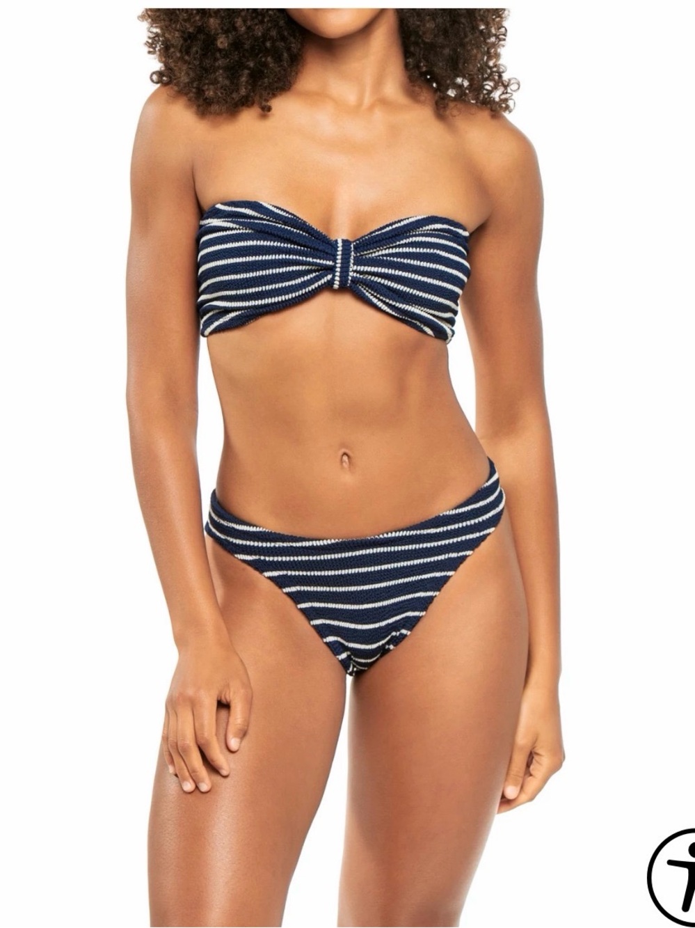 Hunza G Jean two piece bikini set